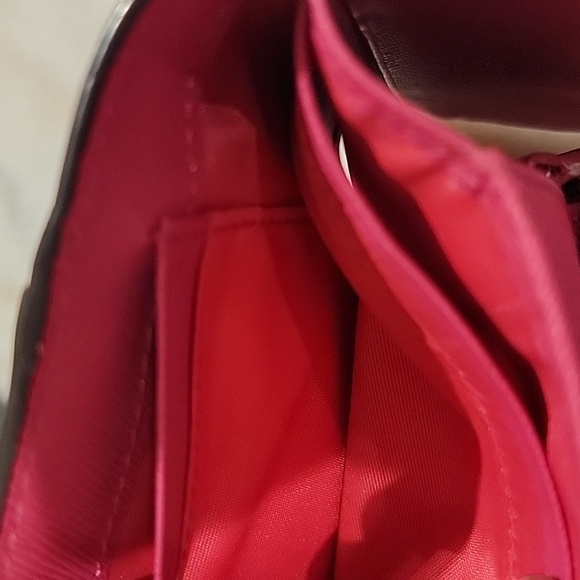 MCM EUC Pink and Tan cognac short Wallet with charms - Picture 11 of 12